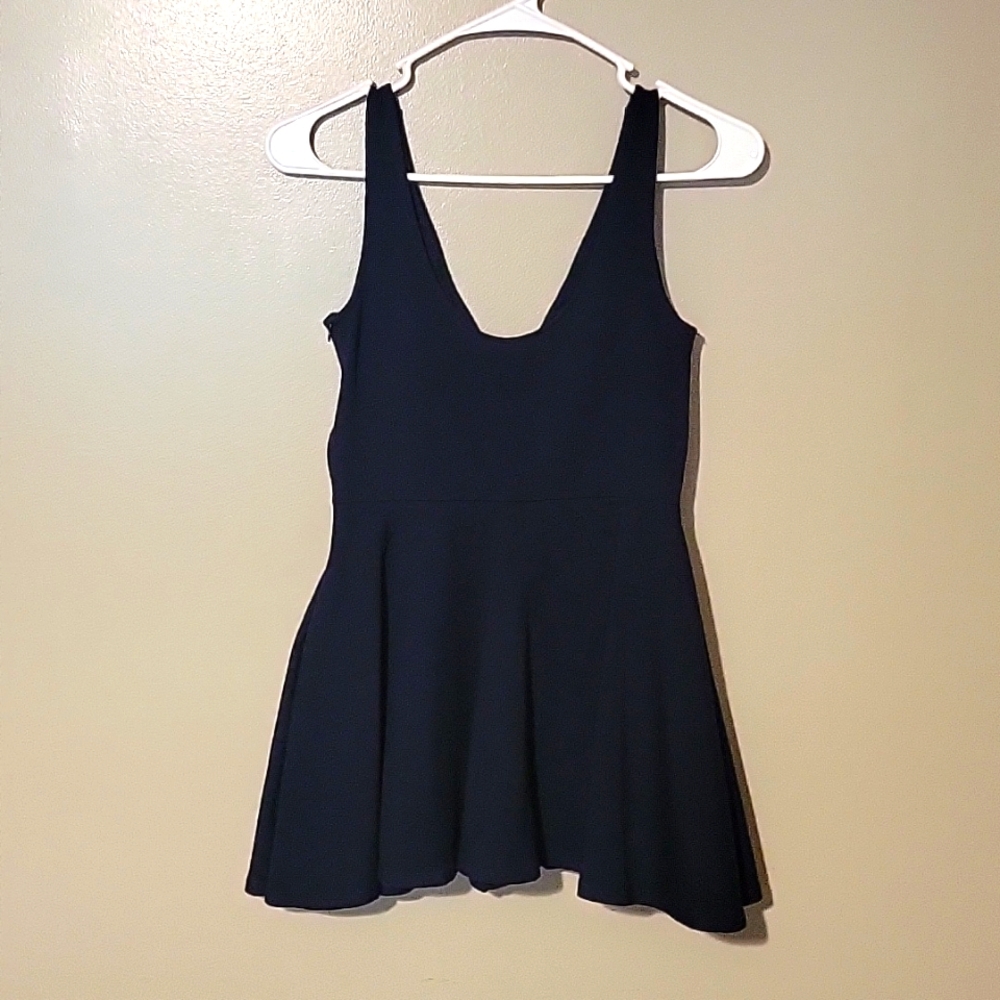 Lulus I Feel‎ Good Navy Blue Skort Dress Womens Size Small - Picture 5 of 5